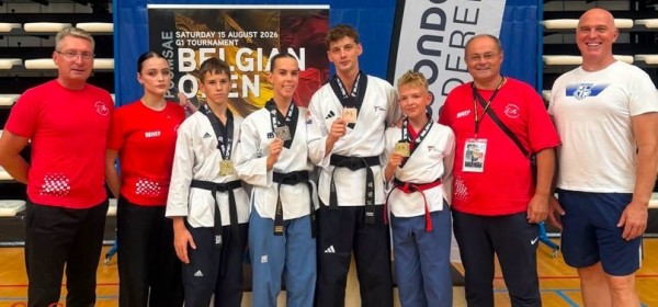 Četiri medalje za Hrvatsku na Belgian G1 Poomsae Openu