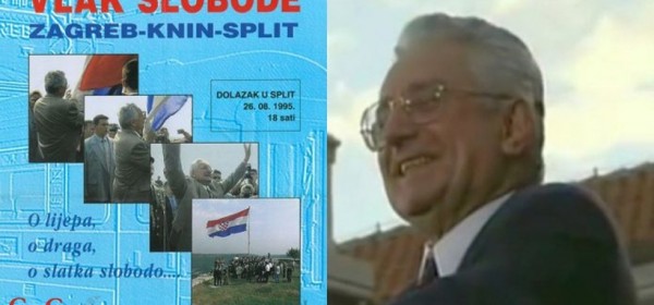 Da se prisjetimo - 26. kolovoza 1995. Vlak slobode iz Zagreba prema Splitu preko Knina