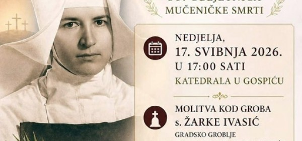 Misa na 80. obljetnicu mučeničke smrti s. Žarke Ivasić