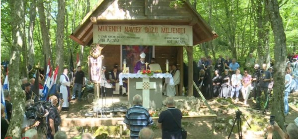 Biskup Kovač predvodio misu zadušnicu za žrtve iz jame Jazovke