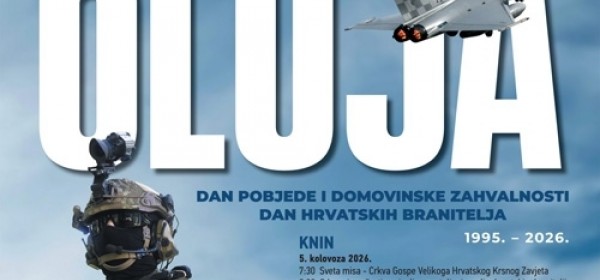Program proslave Dana pobjede i domovinske zahvalnosti, Dana hrvatskih branitelja i 31. obljetnice VRO Oluja u Kninu