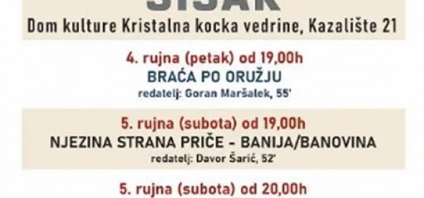 Filmovi o Domovinskom ratu u Sisaku