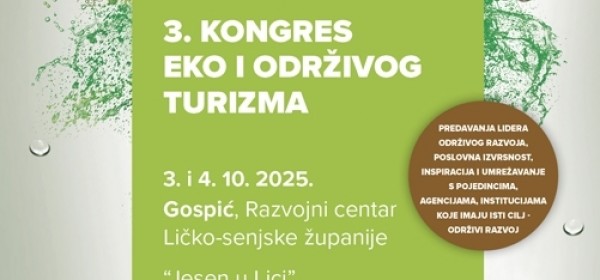 3. Kongres eko i održivog turizma - Turizam otporan na krize 