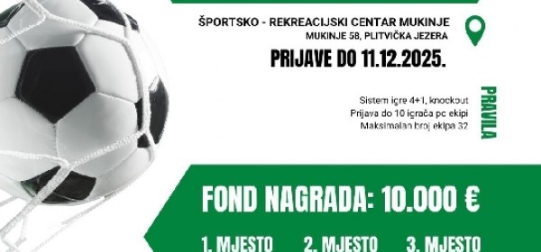  3. Malonogometni turnir Plitvička jezera 2025. 