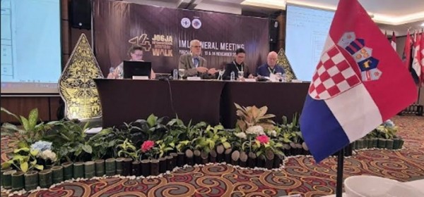 Hrvatski savez hodanja na godišnjoj skupštini IML-a u Yogyakarti