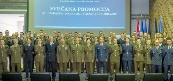 Završena izobrazba 25. naraštaja Napredne časničke izobrazbe