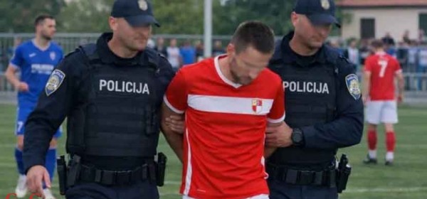 Srbijanski nogometaš uhićen, kažnjen s 1.500 eura i protjeran iz Hrvatske