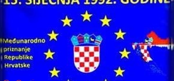 Čestitka povodom međunarodnog priznanja Republike Hrvatske