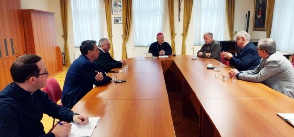 Biskup Križić primio suradnike biskupa Bogovića povodom organizacije „Dana biskupa Bogovića“