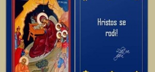 Božićna čestitka vjernicima pravoslavne vjeroispovijesti