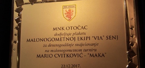 Službeno otvoren 10.jubilarni turnir u malom nogometu Mario Cvitković Maka 