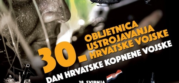 Tjedan Hrvatske vojske - polaganje vijenaca i paljenje svijeća na spomen-obilježjima Domovinskog rata