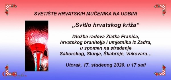 Svitlo hrvatskoga križa - izložba Zlatka Franića