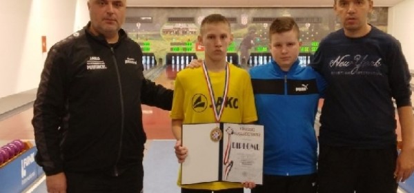 Gabrijel Janjatović - prvak Hrvatske u kuglanju u kategoriji kadeta U14